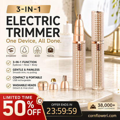 ✂️ 2026 Sale — Over 38,000 Sold!🔥 Portable Electric Eyebrow Trimmer – Grooming Device 🪒